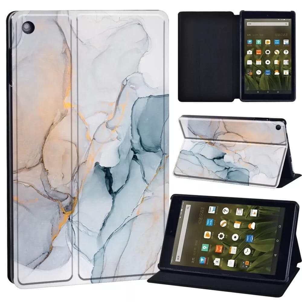 Amazon Fire Tablet Case - Light Blue Stone